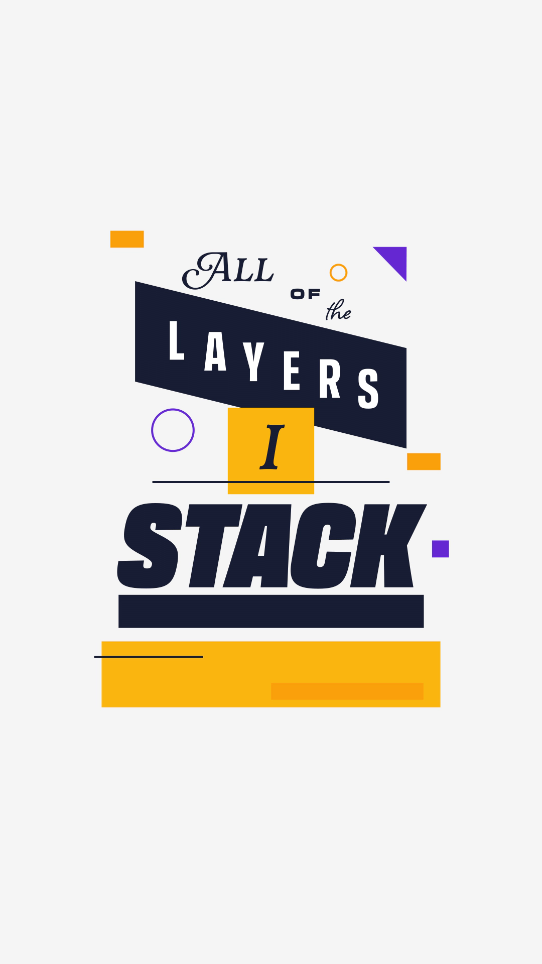 No Copilot — All of the Layers I Stack
