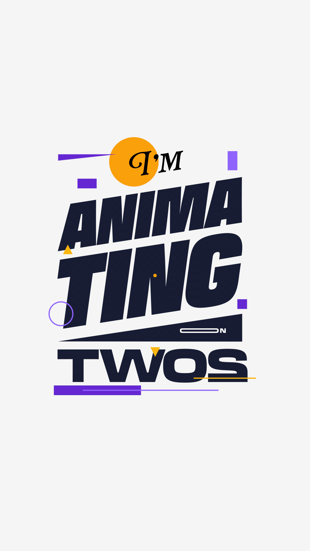 No Copilot — I'm Animating on Twos